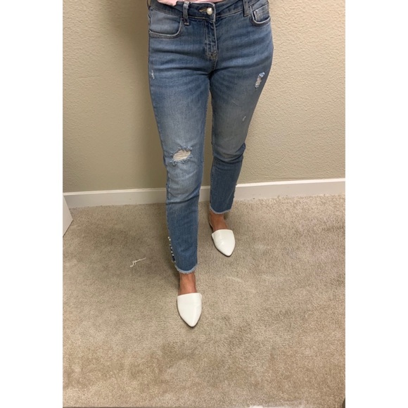 Zara jeans with pearl detail - Picture 7 of 7